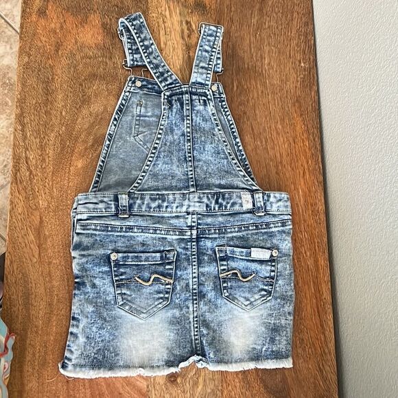 7 for all Mankind Denim Skirt Overall 4 - Picture 5 of 6